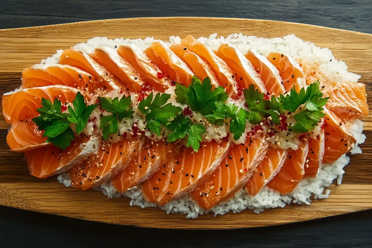 Can you make sushi with raw salmon