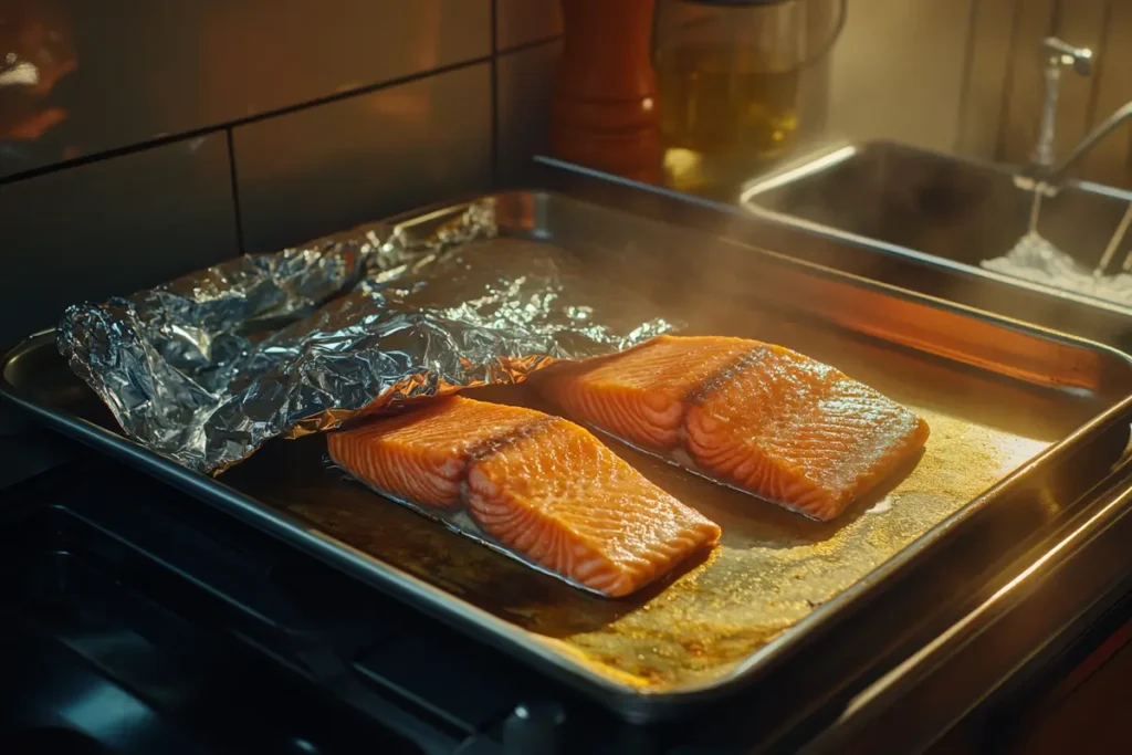 Should you bake salmon covered or uncovered