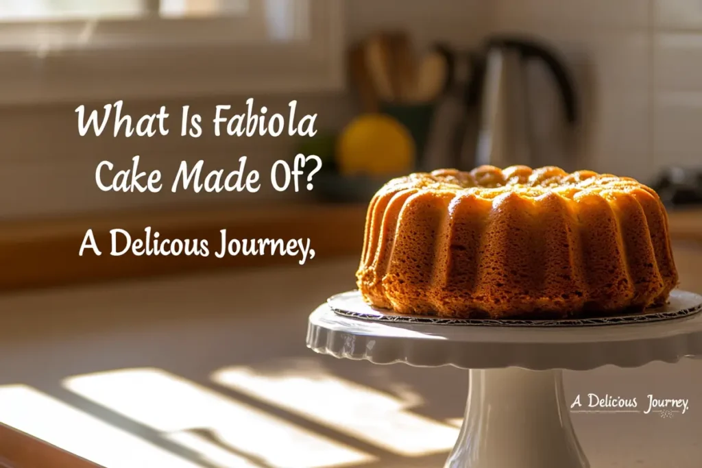 What is Fabiola cake made of