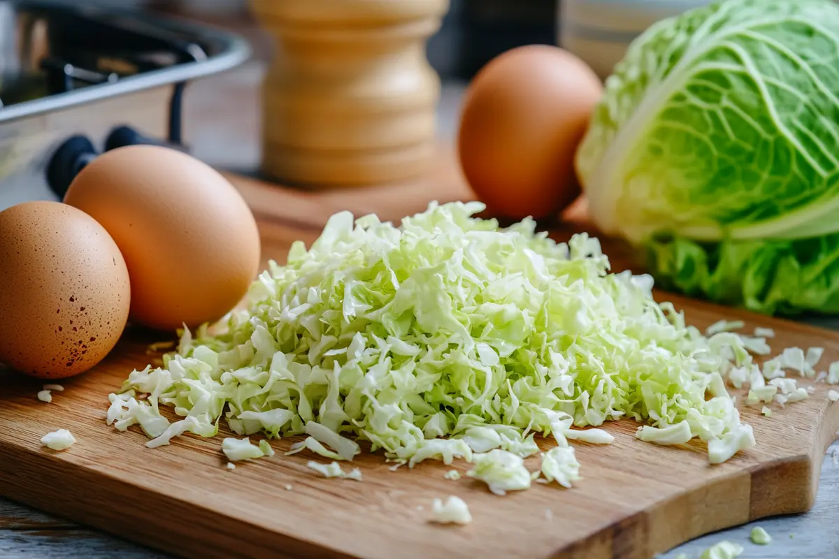 cabbage and eggs