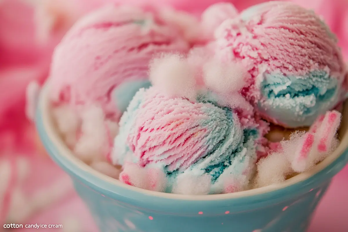 cotton candy ice cream