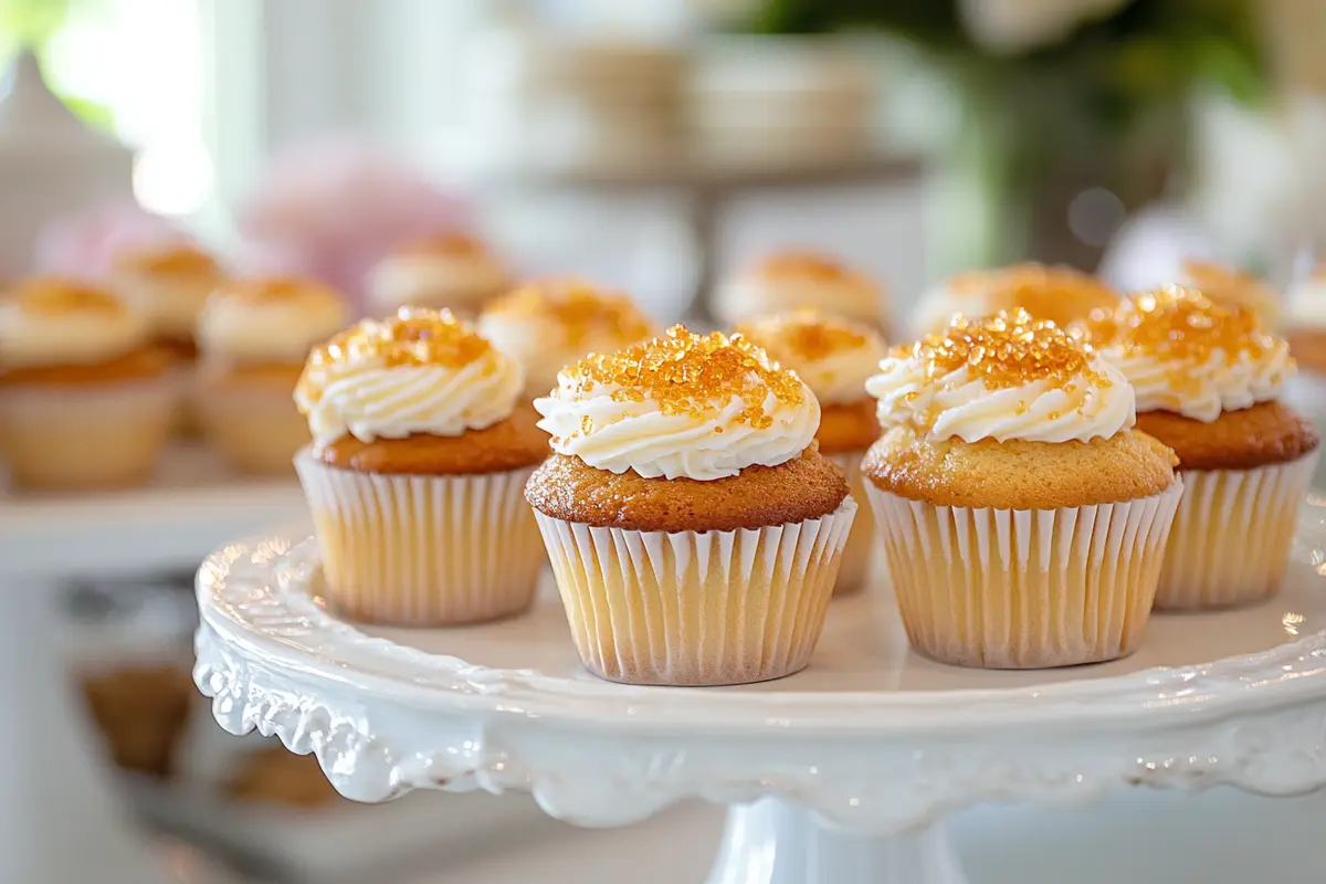 creme brulee cupcakes