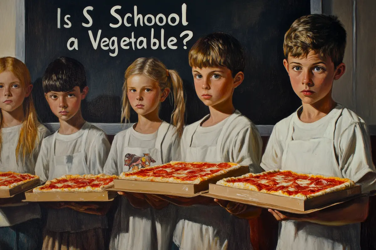 is school pizza a vegetable