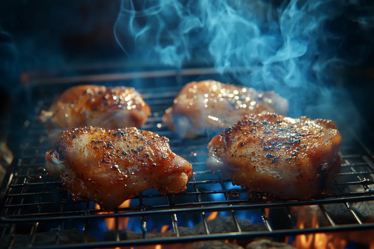 How long do you smoke chicken thighs at 225 degrees?