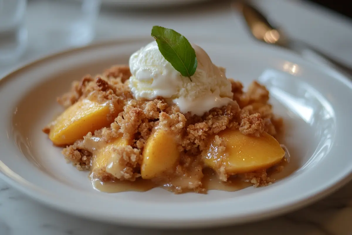 Peach Crumble Recipe