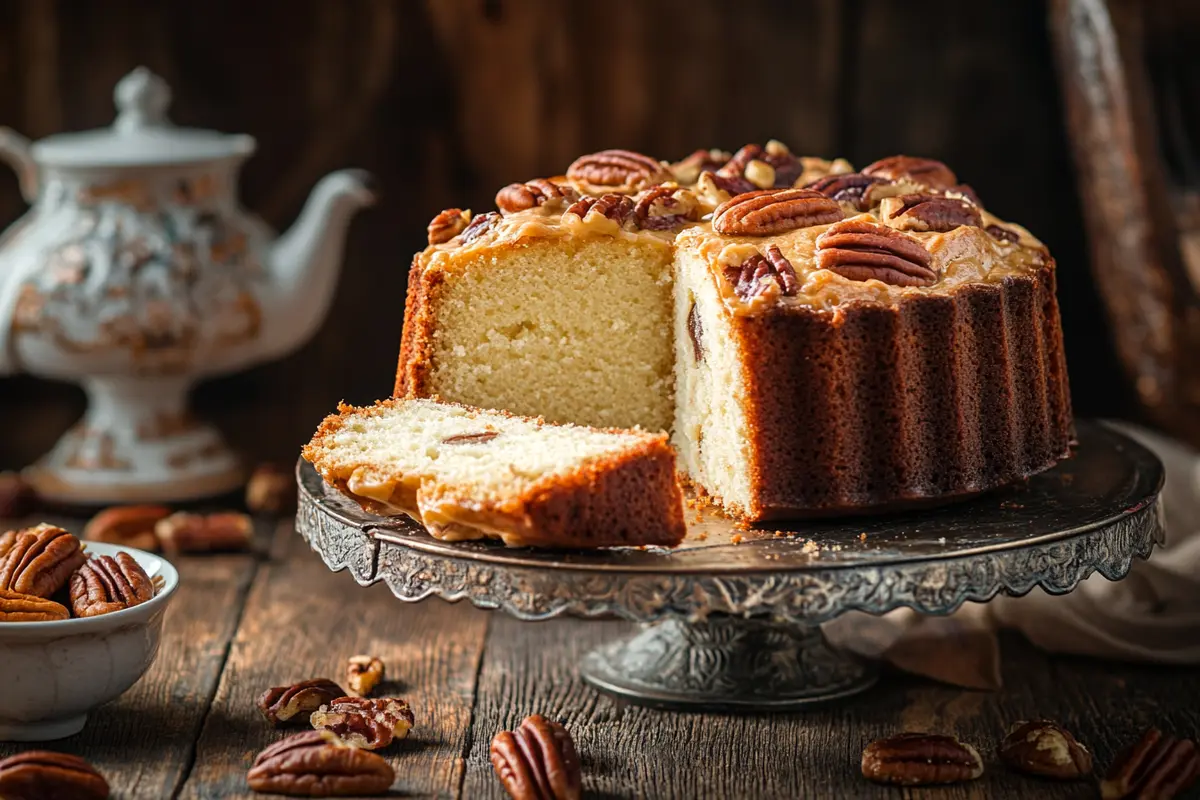 Butter Pecan Pound Cake Recipe