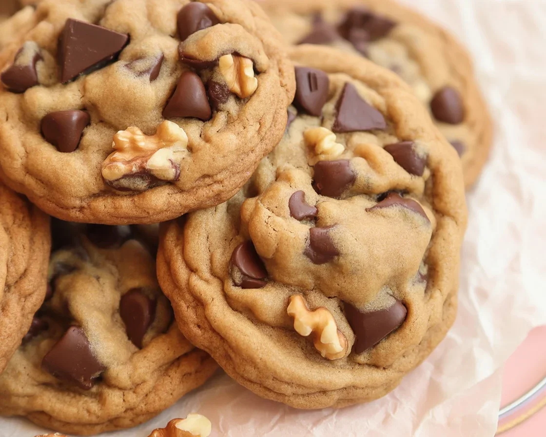 Delicious banana bread cookies with chocolate chips and a chewy texture