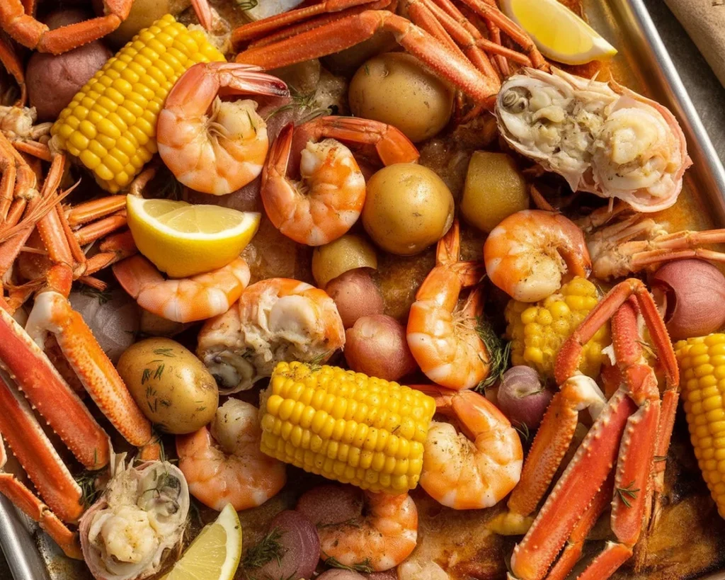 Rich and flavorful seafood boil sauce with Cajun seasoning and garlic butter.
